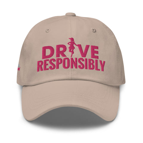 Drive Responsibly - Logo - Cart Girl HatCart Girl [open back]Drive Responsibly - Logo - Cart Girl Hat