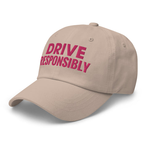 Drive Responsibly - Bold - Cart Girl HatCart Girl [open back]Drive Responsibly - Bold - Cart Girl Hat