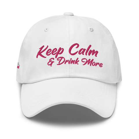 Keep Calm & Drink More - Cart Girl - White