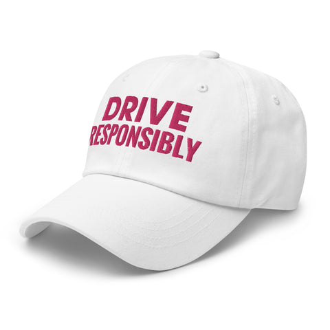 Drive Responsibly - Bold - Cart Girl HatCart Girl [open back]Drive Responsibly - Bold - Cart Girl Hat