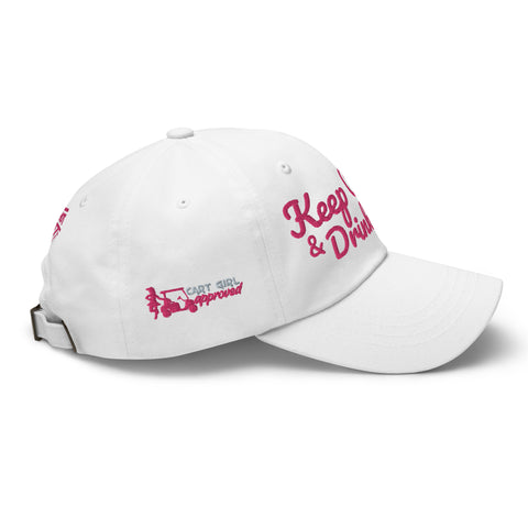 Keep Calm & Drink More - Cart Girl HatCart Girl [open back]- Cart Girl Hat