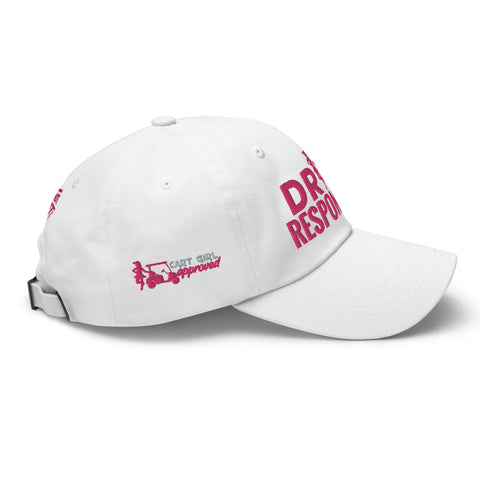 Drive Responsibly - Logo - Cart Girl HatCart Girl [open back]Drive Responsibly - Logo - Cart Girl Hat