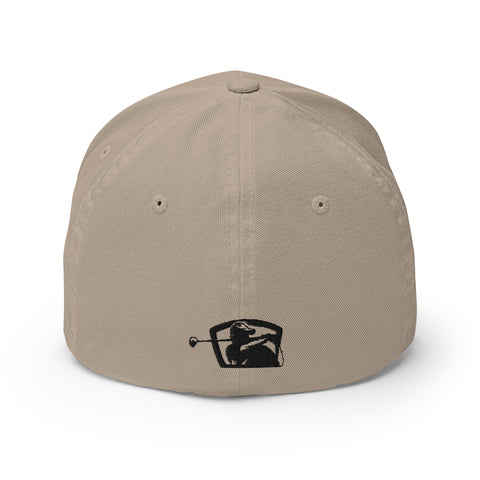 Just Shank It - Black - Fun MVPFun Hat [FlexFit]- Black - Fun MVP