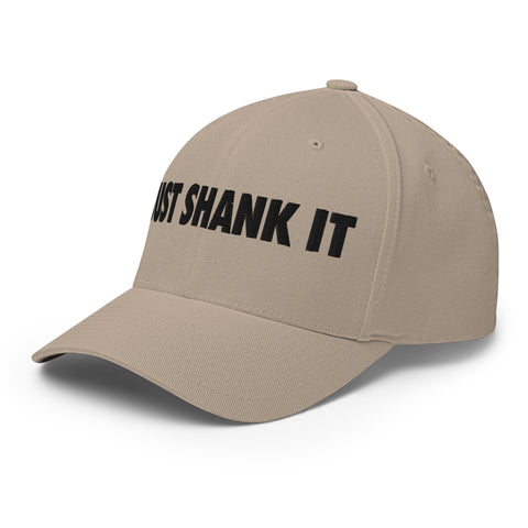 Just Shank It - Black - Fun MVPFun Hat [FlexFit]- Black - Fun MVP