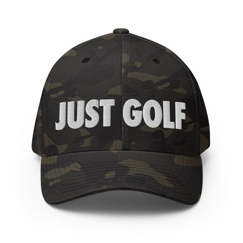 Just Golf - White - Fun MVPFun Hat [FlexFit]Golf - White - Fun MVP