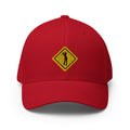 Golf Yield Sign - Fun MVPFun Hat [FlexFit]Golf Yield Sign - Fun MVP