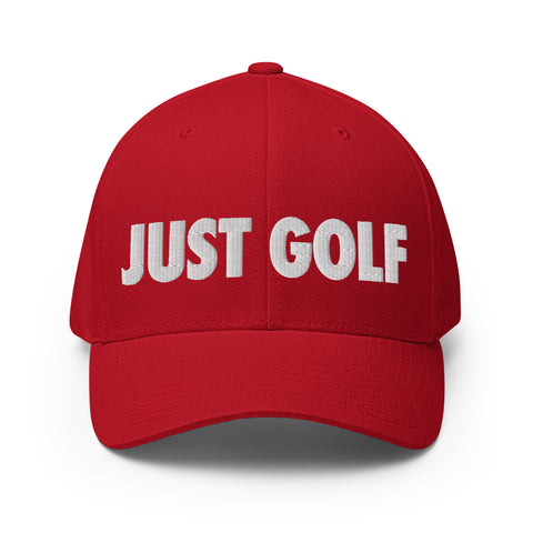 Just Golf - White - Fun MVPFun Hat [FlexFit]Golf - White - Fun MVP