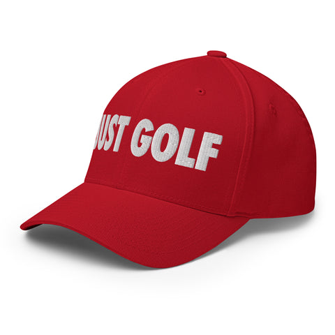 Just Golf - White - Fun MVPFun Hat [FlexFit]Golf - White - Fun MVP