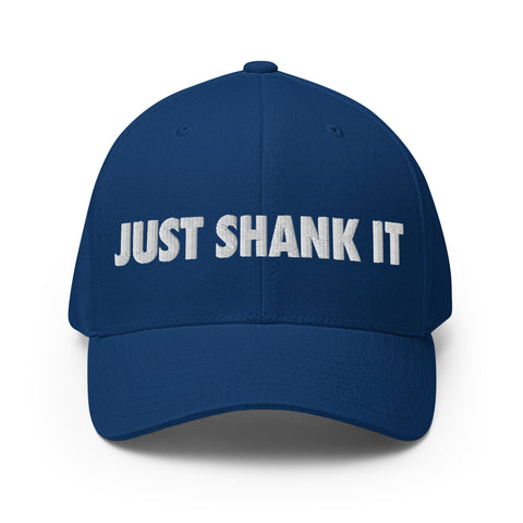 Just Shank It - White - Fun MVPFun Hat [FlexFit]- White - Fun MVP