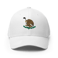 Golf Master Hat - Mexico Golfing Eagle Emblem - [white] [flex Fit]