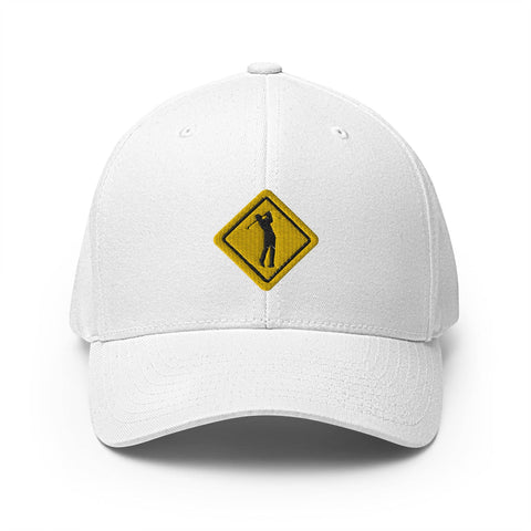 Golf Yield Sign - Fun MVP - White