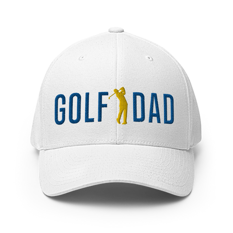 Golf Dad Long Blue - Fun MVP - White