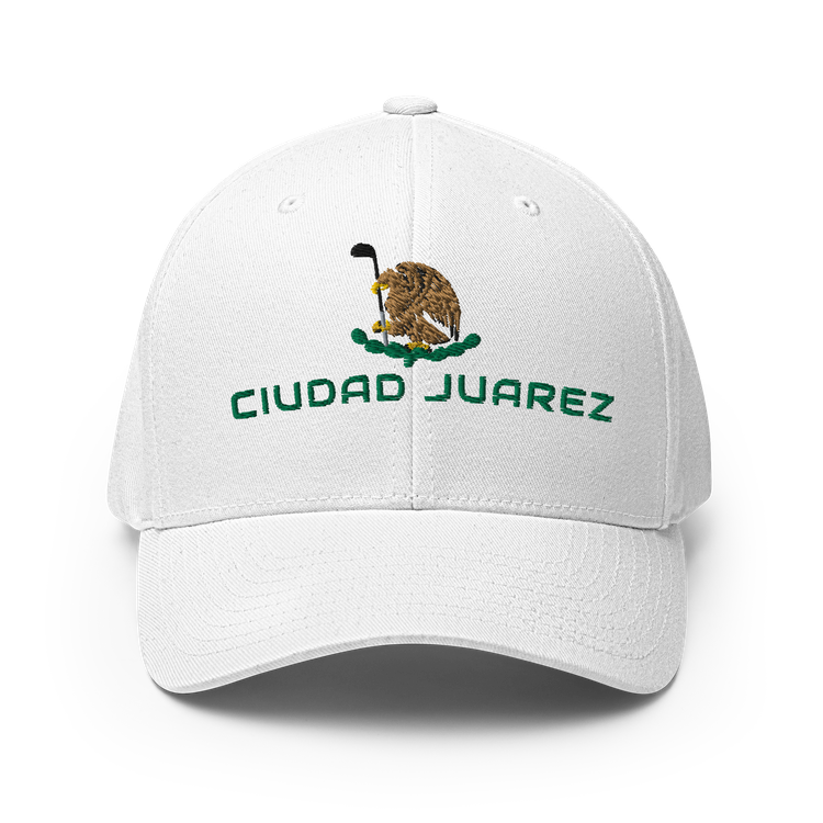 Ciudad JuarezMexico Hat [white] [flex fit]Ciudad Juarez