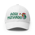 Aqui Putiando Rooster - Fun MVP - WhiteFun Hat [FlexFit]Aqui Putiando Rooster - Fun MVP - White