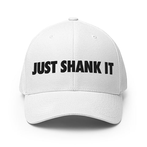 Just Shank It - Black - Fun MVPFun Hat [FlexFit]- Black - Fun MVP