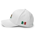 Golf Master Hat - Mexico Golfing Eagle Emblem - [white] [flex Fit]