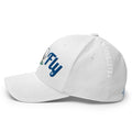 Let It Fly - Blue - Fun MVP - WhiteFun Hat [FlexFit]Fly - Blue - Fun MVP - White