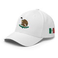 Golf Master Hat - Mexico Golfing Eagle Emblem - [white] [flex Fit]