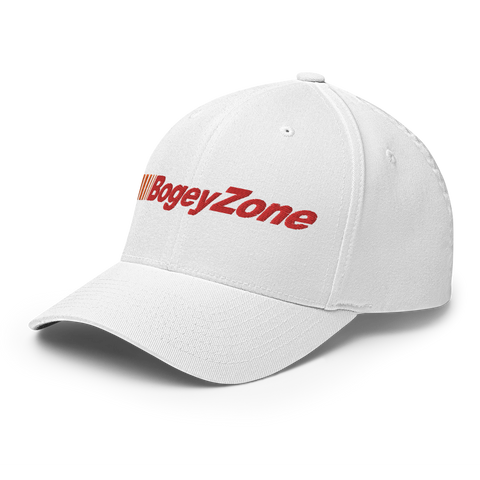 Bogey Zone - Fun MVP - WhiteFun Hat [FlexFit]Bogey Zone - Fun MVP - White