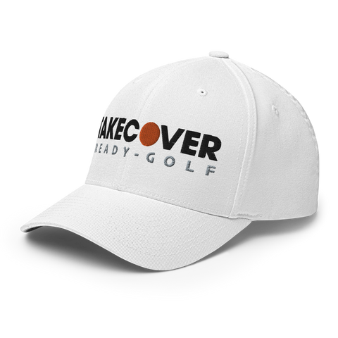 Takecover Ready Golf - Fun MVP - WhiteFun Hat [FlexFit]Takecover Ready Golf - Fun MVP - White