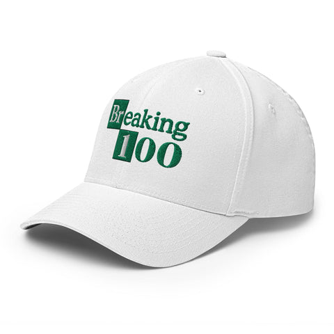 Breaking 100 - Fun MVP - WhiteFun Hat [FlexFit]Breaking 100 - Fun MVP - White