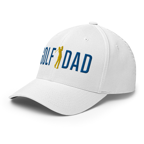 Golf Dad Long Blue - Fun MVP - White