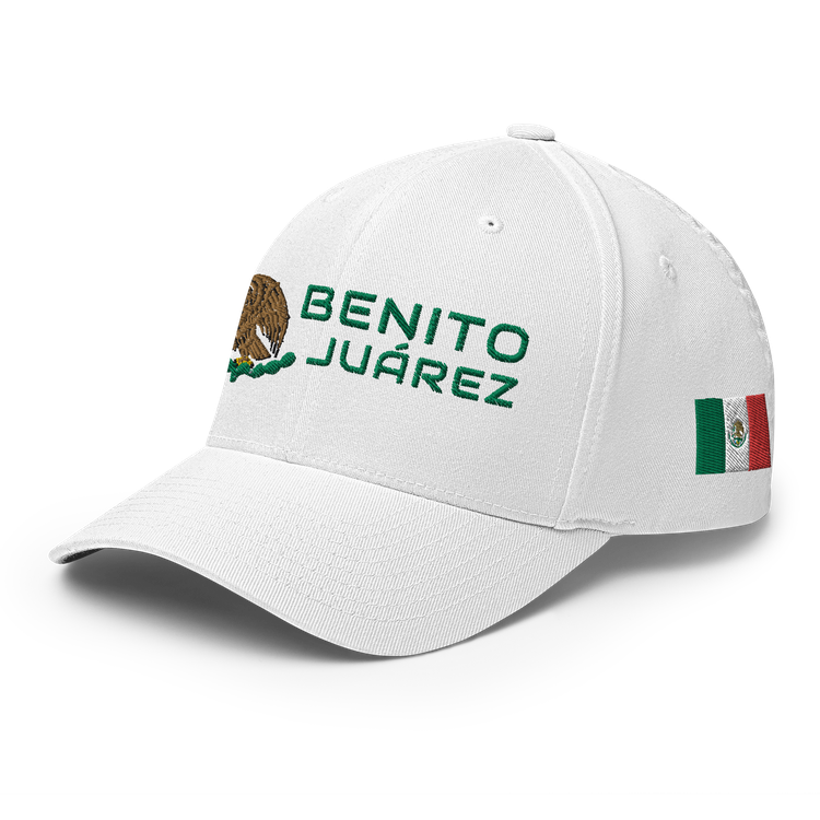 Benito Juárez ModernMexico Hat [white] [flex fit]Benito Juárez Modern