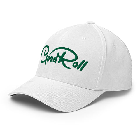 Good Roll - Green - Fun MVP - WhiteFun Hat [FlexFit]Good Roll - Green - Fun MVP - White