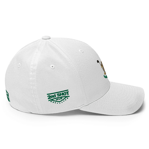 Golf Master Hat - Mexico Golfing Eagle Emblem - [white] [flex Fit]