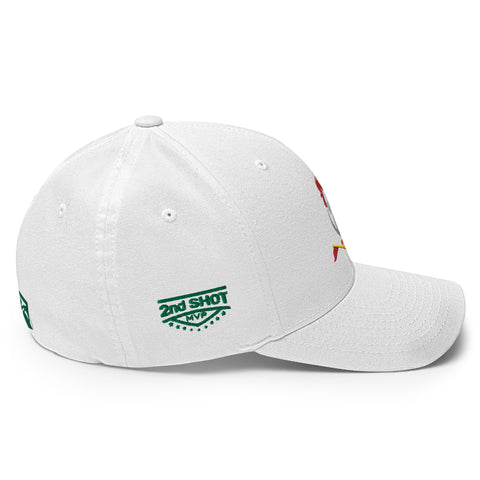 Rooster Flag - Fun MVP - WhiteFun Hat [FlexFit]Rooster Flag - Fun MVP - White