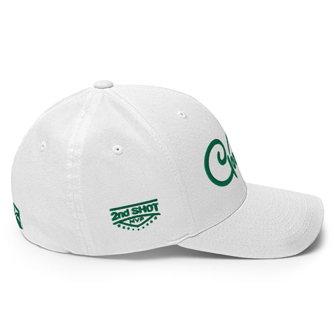 Good Roll - Green - Fun MVP - WhiteFun Hat [FlexFit]Good Roll - Green - Fun MVP - White