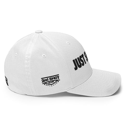 Just Shank It - Black - Fun MVPFun Hat [FlexFit]- Black - Fun MVP