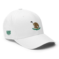 Golf Master Hat - Mexico Golfing Eagle Emblem - [white] [flex Fit]