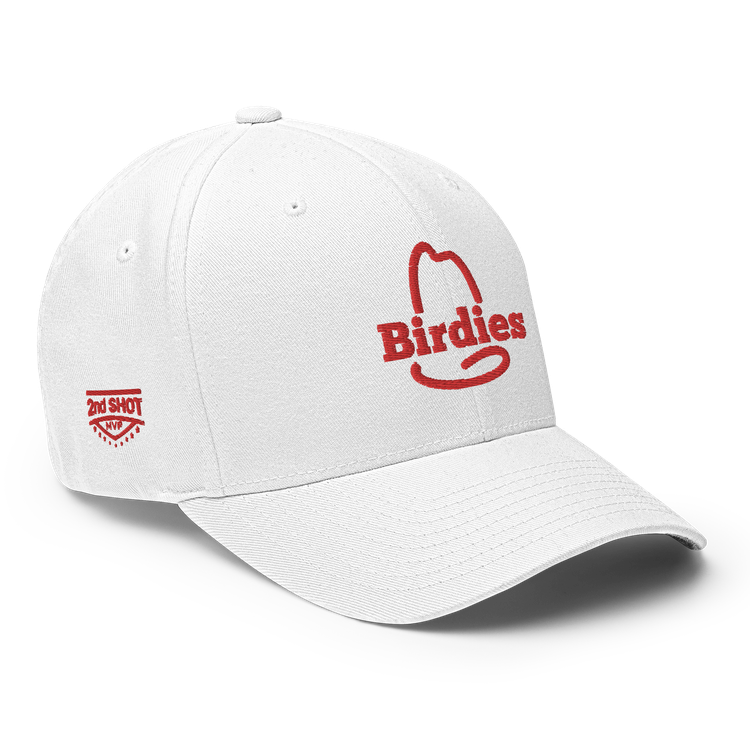 Birdies - Fun MVP - WhiteFun Hat [FlexFit]Birdies - Fun MVP - White