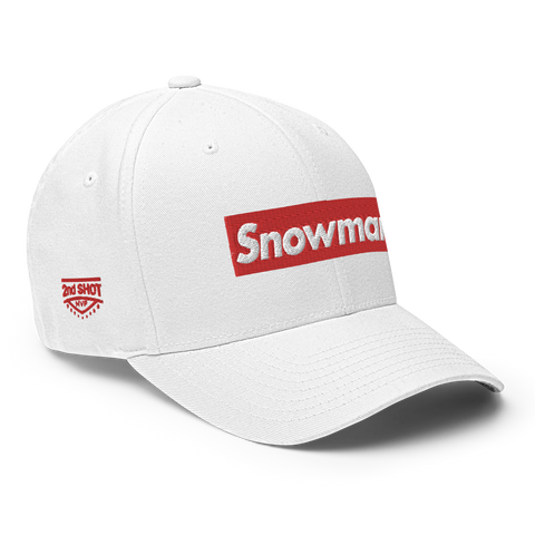 Snowman - Fun MVP - WhiteFun Hat [FlexFit]Snowman - Fun MVP - White