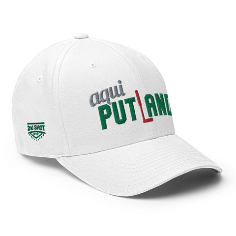 Aqui Putiando - Fun MVP - WhiteFun Hat [FlexFit]Aqui Putiando - Fun MVP - White