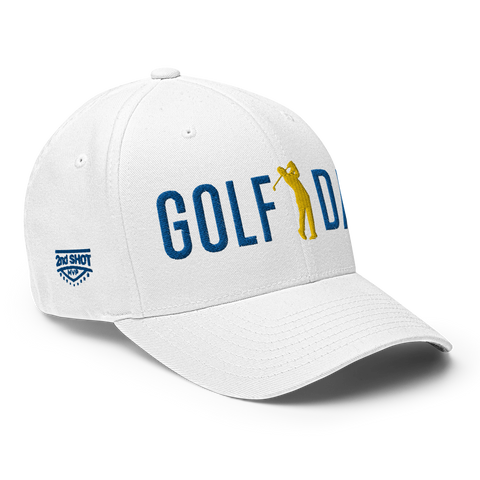 Golf Dad Long Blue - Fun MVP - White