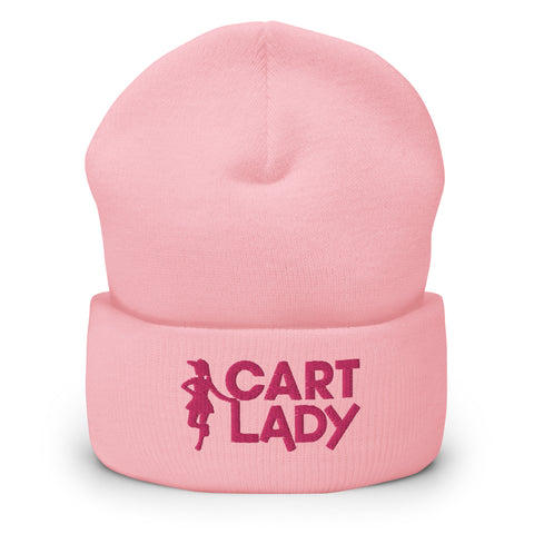 Cart Lady Bold Logo - Cart Girl BeanieBeanieCart Lady Bold Logo - Cart Girl Beanie