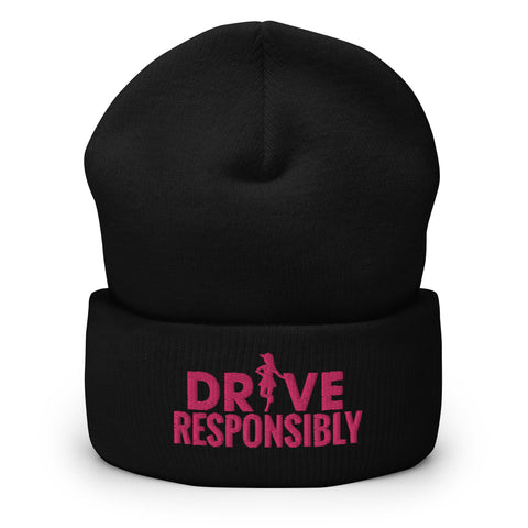 Drive Responsibly - Cart Girl BeanieBeanieDrive Responsibly - Cart Girl Beanie