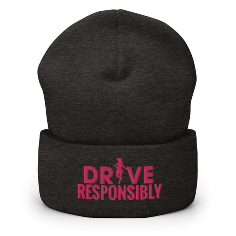 Drive Responsibly - Cart Girl BeanieBeanieDrive Responsibly - Cart Girl Beanie