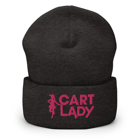 Cart Lady Bold Logo - Cart Girl BeanieBeanieCart Lady Bold Logo - Cart Girl Beanie