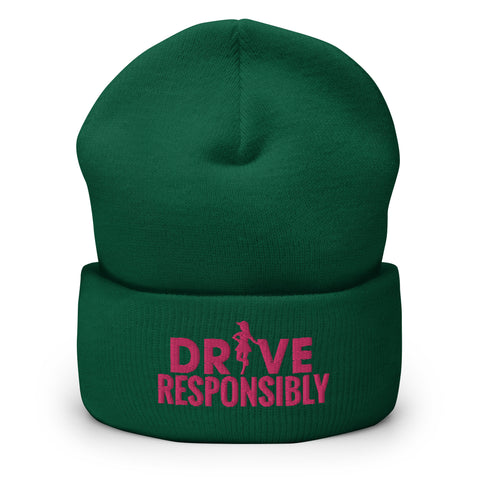 Drive Responsibly - Cart Girl BeanieBeanieDrive Responsibly - Cart Girl Beanie