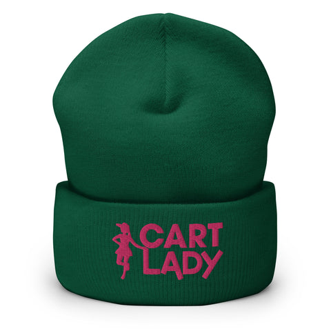 Cart Lady Bold Logo - Cart Girl BeanieBeanieCart Lady Bold Logo - Cart Girl Beanie