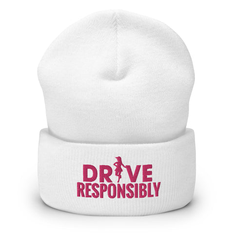 Drive Responsibly - Cart Girl BeanieBeanieDrive Responsibly - Cart Girl Beanie