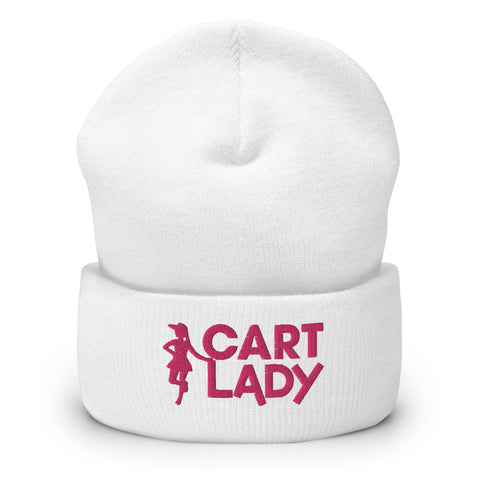 Cart Lady Bold Logo - Cart Girl BeanieBeanieCart Lady Bold Logo - Cart Girl Beanie