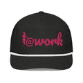 At Work Logo - Cart Girl Rope HatCart Girl [open back]Work Logo - Cart Girl Rope Hat