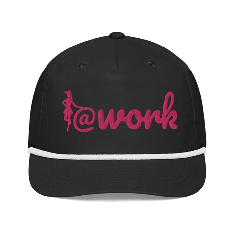 At Work Logo - Cart Girl Rope HatCart Girl [open back]Work Logo - Cart Girl Rope Hat