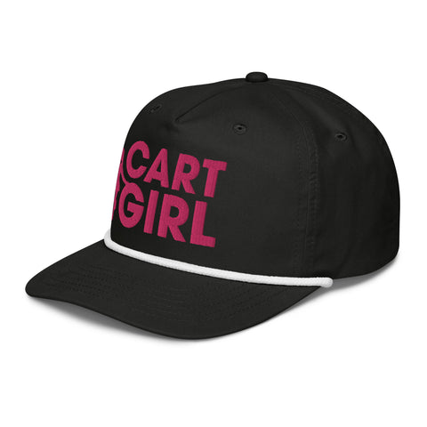 Cart Girl Bold Logo - Cart Girl Rope HatCart Girl [open back]Cart Girl Bold Logo - Cart Girl Rope Hat