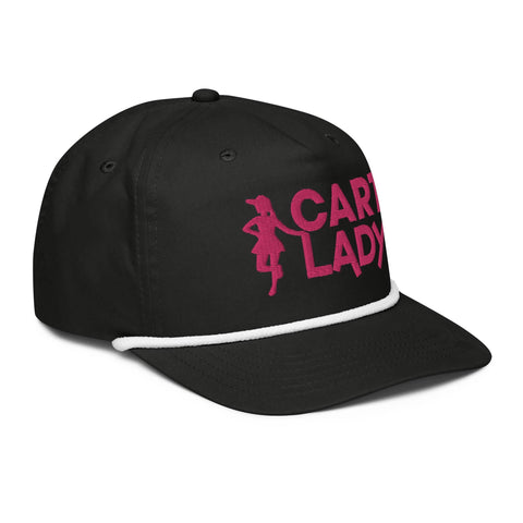 Cart Lady Bold Logo - Cart Girl Rope HatCart Girl [open back]Cart Lady Bold Logo - Cart Girl Rope Hat