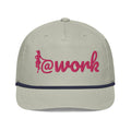 At Work Logo - Cart Girl Rope HatCart Girl [open back]Work Logo - Cart Girl Rope Hat